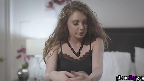 Blonde slut rides a cock anal girthy