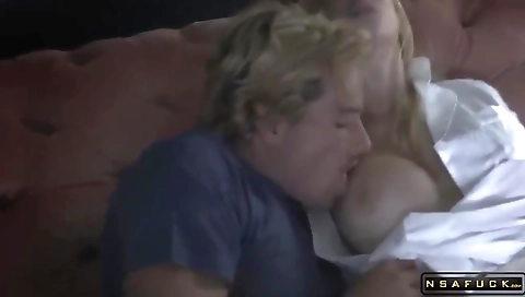 Hot blonde milf gets fucked by a younger