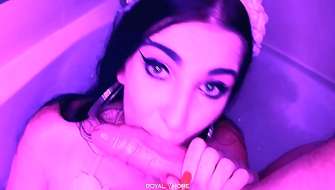 Shower jjing and anal fuck