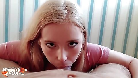 Sexy dark brown haired cutie massage and drill officers