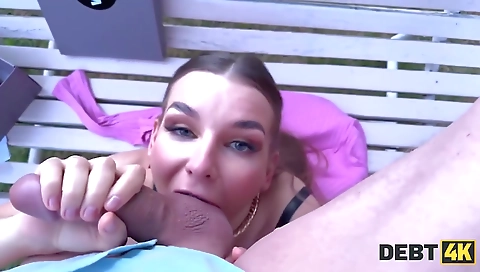 Sexy brunette fucks like a slut