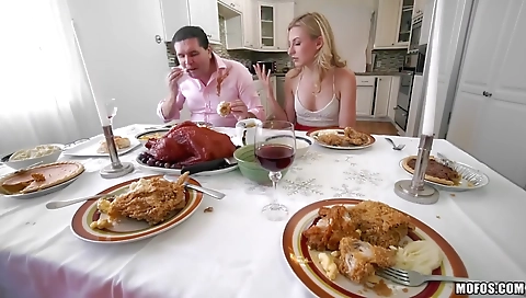 Milf with younger fucked by a plowscha