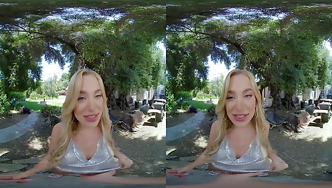 Slutty blonde give borrow fondled by her boyfriend