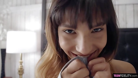 She's a little surrend girl with humpses